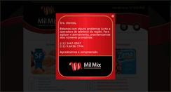 Desktop Screenshot of milmix.com.br